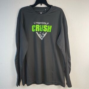 New Top Golf Gray Crush Shirt XL topgolf NWT